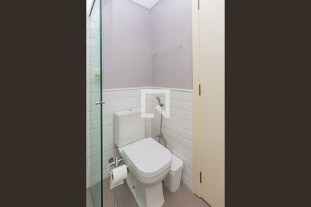 Banheiro da Suíte de apartamento para alugar com 1 quarto, 60m² em Auxiliadora, Porto Alegre