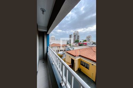 Varanda do Studio de kitnet/studio para alugar com 1 quarto, 26m² em Chácara Inglesa, São Paulo