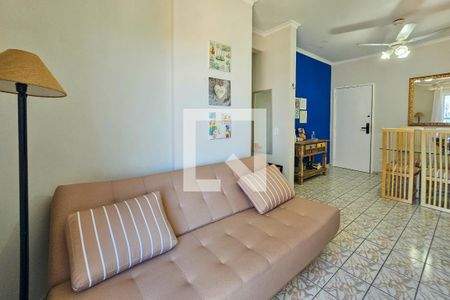 Sala de apartamento para alugar com 1 quarto, 71m² em Jardim Virginia, Guarujá