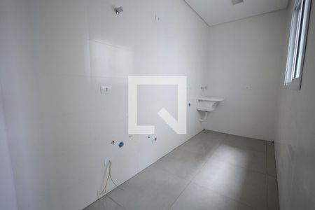 Cozinha / Área de serviço de apartamento à venda com 2 quartos, 62m² em Vila Humaita, Santo André