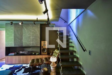 Sala de apartamento à venda com 1 quarto, 120m² em Paraíso do Morumbi, São Paulo