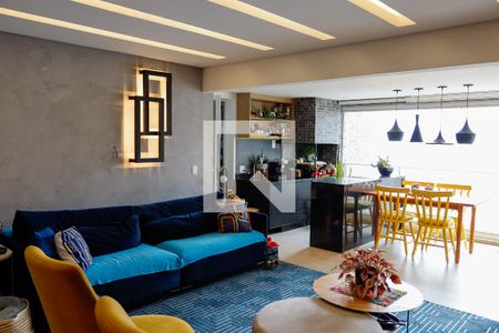 sala de apartamento à venda com 3 quartos, 113m² em Vila Osasco, Osasco