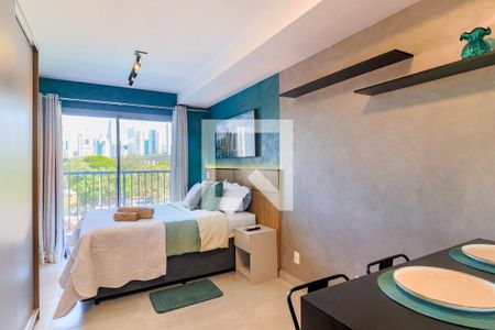 Studio de kitnet/studio para alugar com 1 quarto, 24m² em Vila Cordeiro, São Paulo