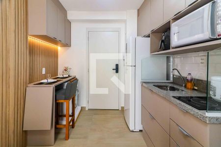 Sala/Cozinha de apartamento para alugar com 1 quarto, 27m² em Vila Butantã, São Paulo