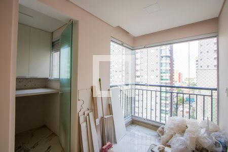 Varanda da sala de apartamento para alugar com 2 quartos, 66m² em Jardim, Santo André