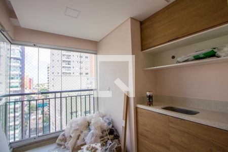 Varanda da sala de apartamento para alugar com 2 quartos, 66m² em Jardim, Santo André