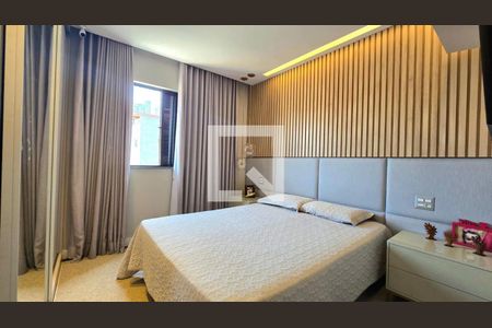 Quarto Suíte  de apartamento à venda com 3 quartos, 110m² em Santo Antônio, Belo Horizonte