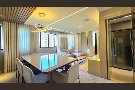 Sala  de apartamento à venda com 3 quartos, 110m² em Santo Antônio, Belo Horizonte