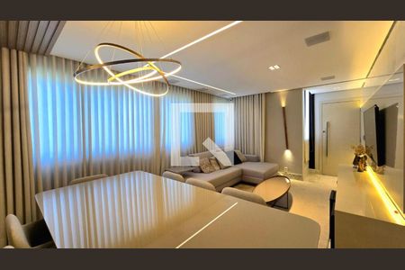 Sala  de apartamento à venda com 3 quartos, 110m² em Santo Antônio, Belo Horizonte