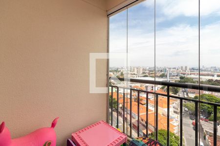 Varanda da Sala de apartamento à venda com 2 quartos, 65m² em Carandiru, São Paulo