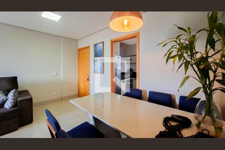 Sala de Jantar de apartamento para alugar com 3 quartos, 77m² em União, Belo Horizonte