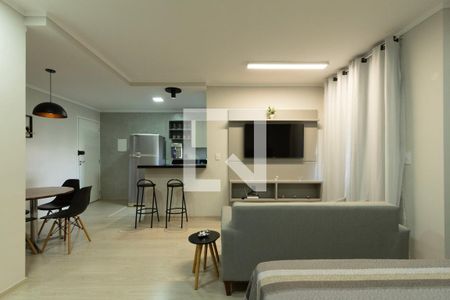 Sala  de apartamento para alugar com 1 quarto, 45m² em Jardim America, Sorocaba