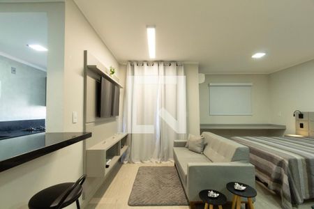 Sala  de apartamento para alugar com 1 quarto, 45m² em Jardim America, Sorocaba