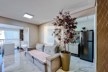 Sala de apartamento à venda com 2 quartos, 69m² em Vila Bertioga, São Paulo