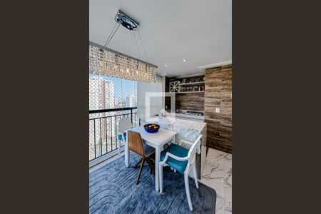 Varanda da Sala de apartamento à venda com 2 quartos, 69m² em Vila Bertioga, São Paulo