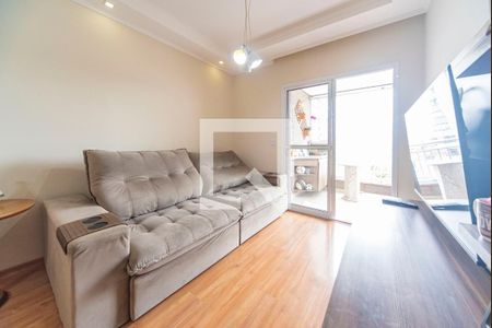 Sala de apartamento à venda com 2 quartos, 63m² em Campestre, Santo André