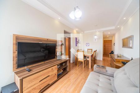 Sala de apartamento à venda com 2 quartos, 63m² em Campestre, Santo André