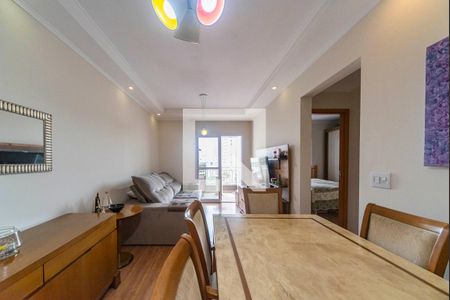 Sala de apartamento à venda com 2 quartos, 63m² em Campestre, Santo André