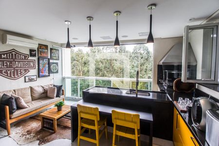 Área gourmet de apartamento à venda com 3 quartos, 156m² em Tamboré, Santana de Parnaíba