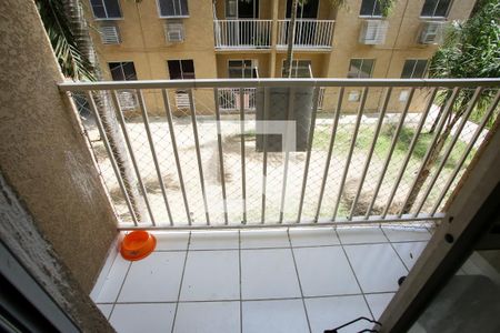 Varanda da Sala de apartamento à venda com 2 quartos, 55m² em Taquara, Rio de Janeiro
