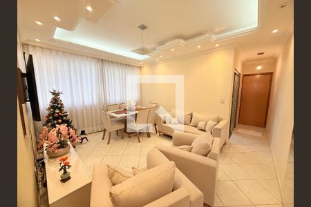 Sala  de apartamento à venda com 2 quartos, 78m² em Castelo, Belo Horizonte