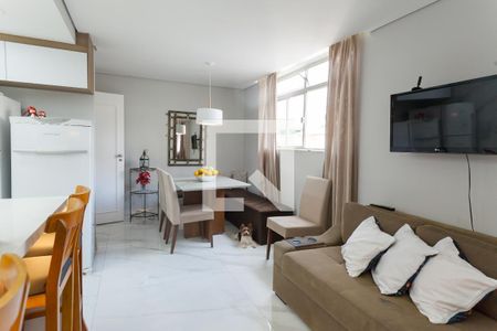 sala de apartamento à venda com 4 quartos, 125m² em Sion, Belo Horizonte