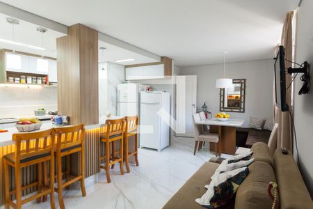 Sala de Jantar de apartamento à venda com 4 quartos, 125m² em Sion, Belo Horizonte
