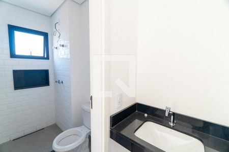 Banheiro da Suíte 1 de casa de condomínio à venda com 3 quartos, 137m² em Vila Monte Alegre, São Paulo