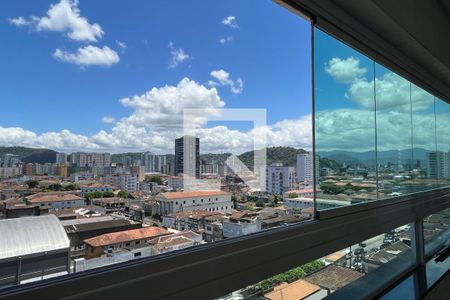 Varanda  de apartamento para alugar com 2 quartos, 65m² em Macuco, Santos