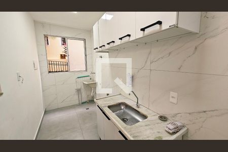Cozinha e Área de Serviço de apartamento para alugar com 2 quartos, 50m² em Vila Della Piazza, Jundiaí