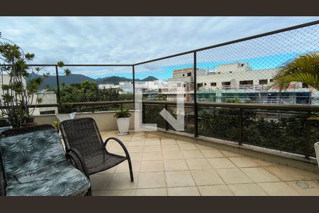 Varanda de apartamento à venda com 3 quartos, 282m² em Recreio dos Bandeirantes, Rio de Janeiro