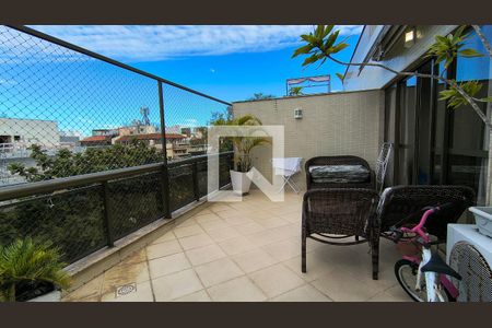 Varanda de apartamento à venda com 3 quartos, 282m² em Recreio dos Bandeirantes, Rio de Janeiro