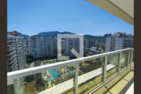 Varanda da Sala  de apartamento à venda com 3 quartos, 127m² em Barra Olímpica, Rio de Janeiro