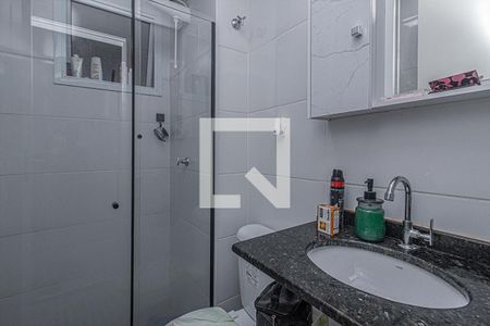 banheiro social_1 de apartamento à venda com 2 quartos, 44m² em Vila Gumercindo, São Paulo
