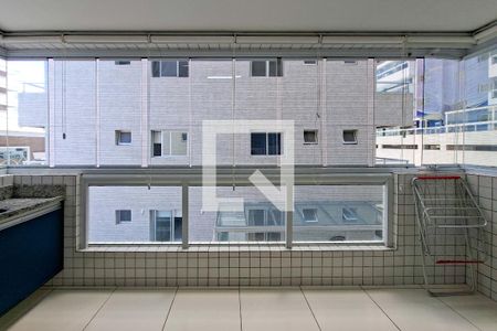 Sacada  de apartamento para alugar com 1 quarto, 59m² em Canto do Forte, Praia Grande