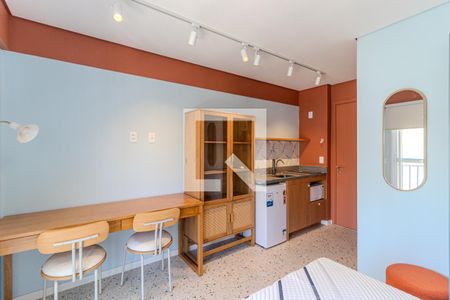 Studio de kitnet/studio para alugar com 1 quarto, 21m² em República, São Paulo