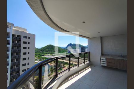 Varanda - Sala de apartamento para alugar com 2 quartos, 86m² em Barra da Tijuca, Rio de Janeiro