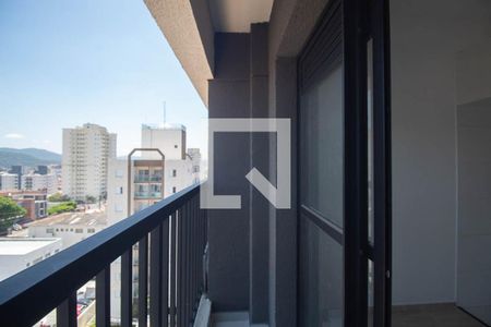 Varanda da Sala/Cozinha de apartamento para alugar com 1 quarto, 29m² em Vila Mazzei, São Paulo