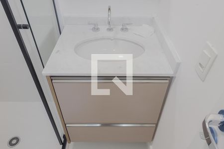 Banheiro Social de kitnet/studio para alugar com 1 quarto, 24m² em Perdizes, São Paulo