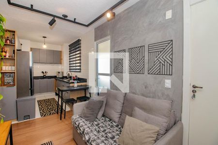 Sala de apartamento à venda com 2 quartos, 50m² em Santa Fé, Porto Alegre