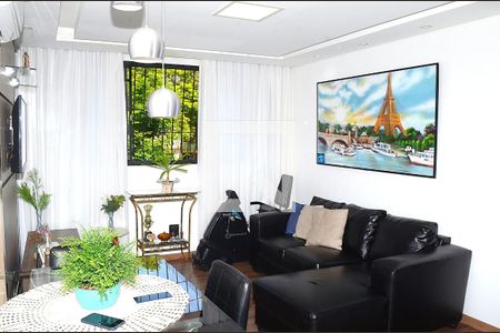 Sala de apartamento à venda com 2 quartos, 60m² em Guarani, Belo Horizonte