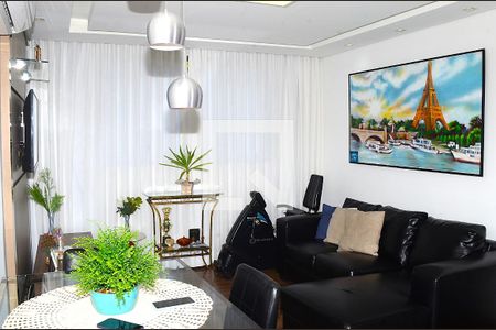 Sala de apartamento à venda com 2 quartos, 60m² em Guarani, Belo Horizonte