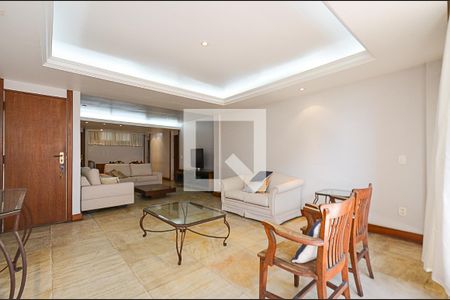 Sala de Estar de apartamento para alugar com 3 quartos, 190m² em Lourdes, Belo Horizonte