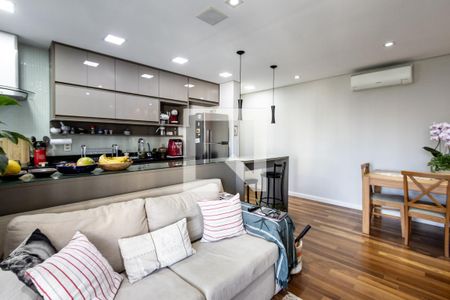 Sala de apartamento para alugar com 2 quartos, 65m² em Barra Funda, São Paulo