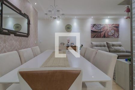 Sala de jantar de apartamento para alugar com 3 quartos, 84m² em Vila Bocaina, Mauá