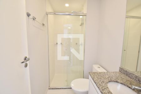 Banheiro Social de kitnet/studio para alugar com 1 quarto, 25m² em Liberdade, São Paulo