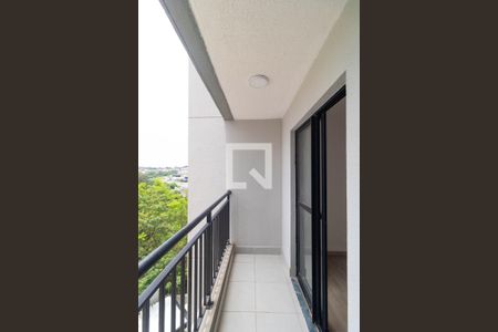 Sacada da Sala/Cozinha de apartamento para alugar com 2 quartos, 38m² em Residencial Parque da Fazenda, Campinas