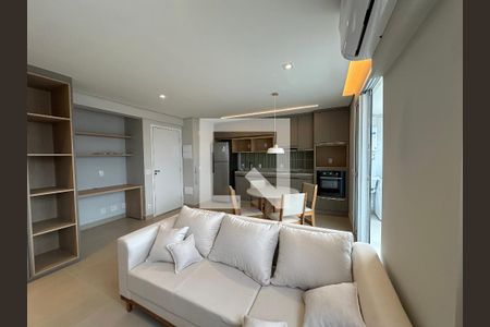 Sala de apartamento para alugar com 1 quarto, 65m² em Bethaville I, Barueri