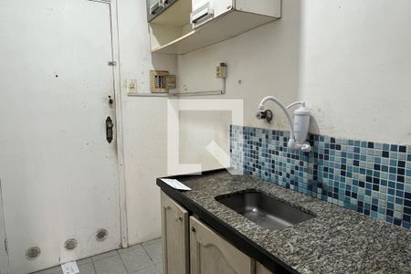 Cozinha e Área de Serviço de kitnet/studio para alugar com 1 quarto, 20m² em Boqueirão, Santos