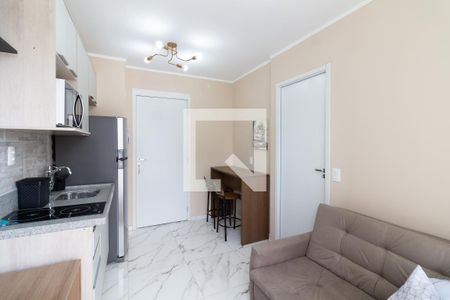 Sala - Cozinha de apartamento para alugar com 1 quarto, 24m² em Vila Butantã, São Paulo